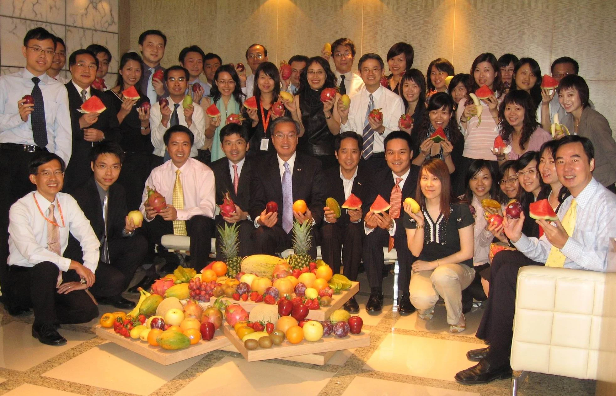 The fourth year of "Fruit for Care" campaign to promote healthy lifestyle
